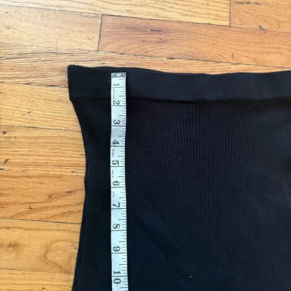 Superdown Black Sweater Ribbed Maxi Skirt Size Medium